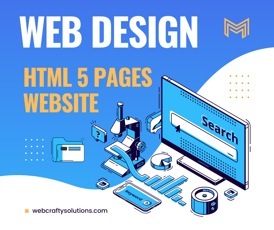 Blue Gradient Minimalist Web Design Services Facebook Post