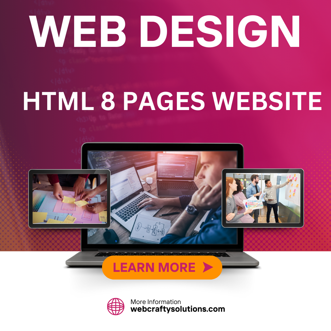 Pink And Orange Modern Web Development Service Instagram Post